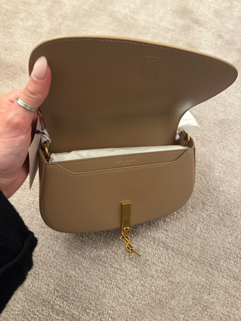 SAINT LAURENT Voltaire mini leather shoulder bag. never worn 100% authentic. - Picture 5 of 8